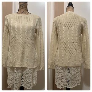 FASHION KNIT SWEATER TUNIC DRESS OR TOP